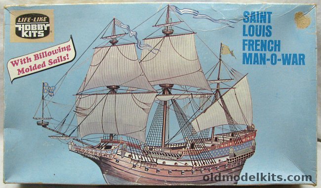 Life-Like Saint Louis - French Man-O-War, B210 plastic model kit